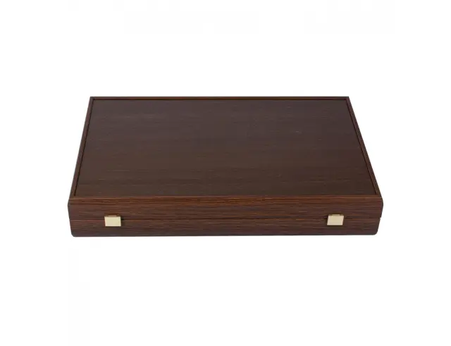 Σετ Χειροποίητο Τάβλι Premium Wenge with Walnut Burl Manopoulos από Ξύλο με διαστάσεις 30x17cmBVV3JD 2