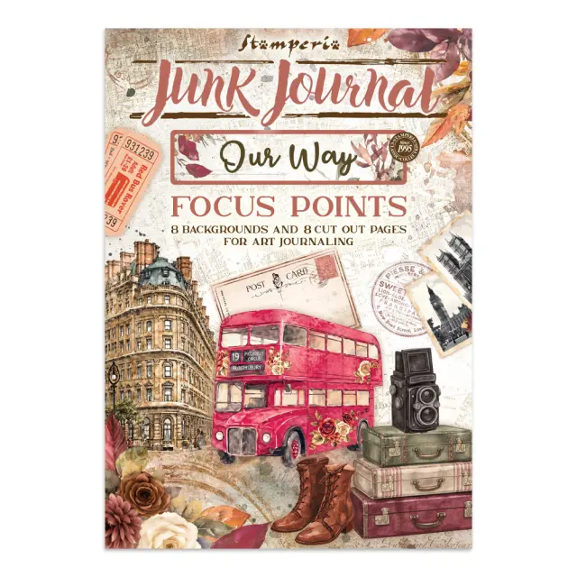 Junk journal Focus Point (cut-outs, backgrounds), Our Way