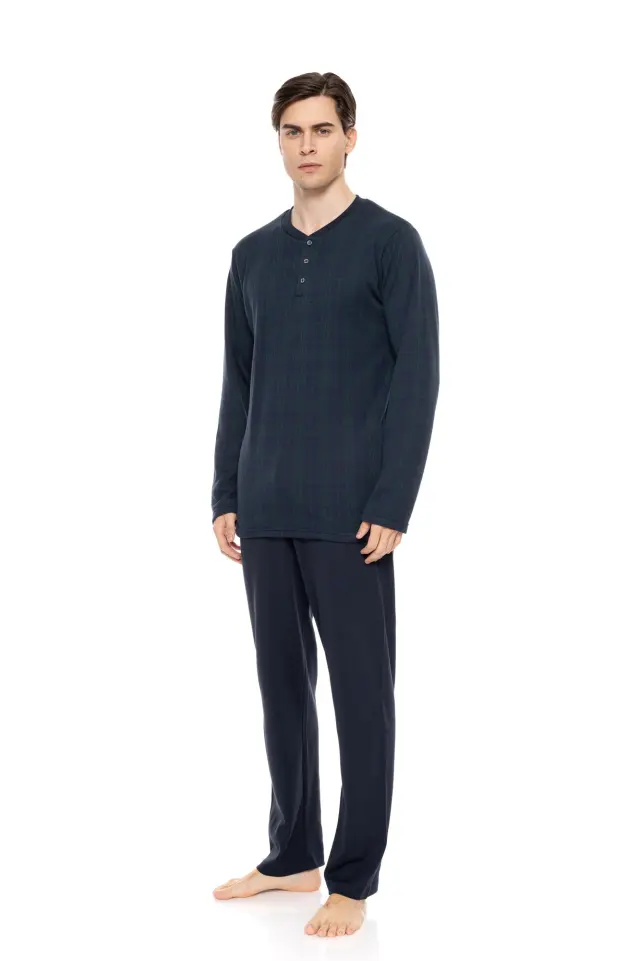 W-M712 - Type - PYJAMA JACQUARD GREEN PLAID - M 2