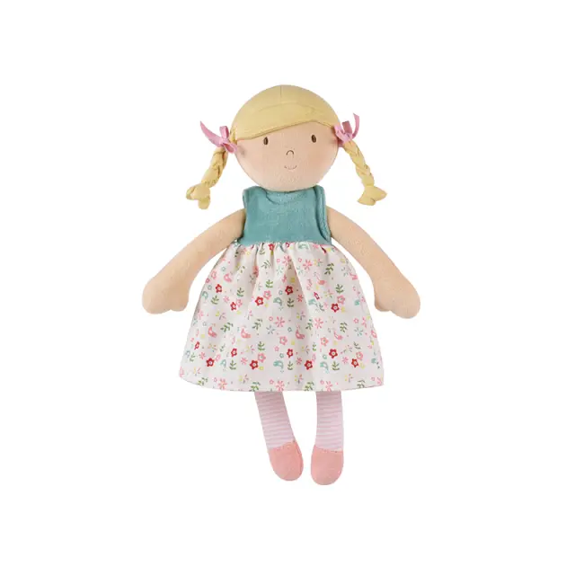 BONIKKA ΥΦΑΣΜΑΤΙΝΗ ΘΕΡΜΑΝΤΙΚΗ ΠΑΙΔΙΚΗ ΚΟΥΚΛΑ ABBY 32 CM