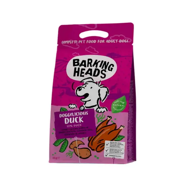 Barking Heads Grain Free Adult All Breeds Doggylicious Duck 2Kg Μονόχρωμο