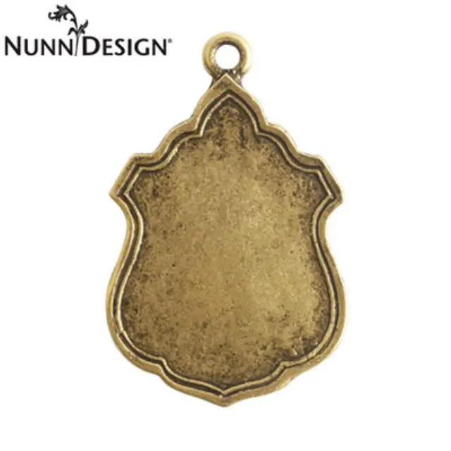 Καστόνι Nunn Design - Ornate Flat Tag Ensign - 31.5mm - Antique Gold