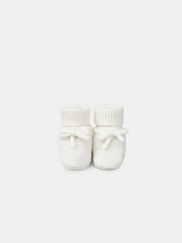 Βρεφικά Παπούτσια Αγκαλιάς Pure White ΛΕΥΚΟ 3