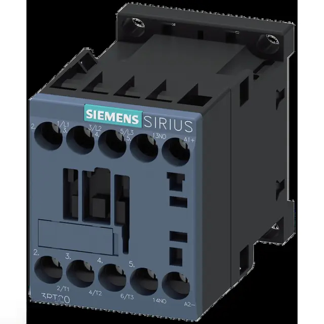 Contactor 3RT2017 AC-3e 12A 5.5kW 24V DC 3-pole 1NO