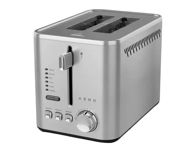 Φρυγανιέρα AENO TS3 ATS0003 με ισχύ 950W και χωρητικότητα 2 φέτες ψωμιού - SilverATS0003 2