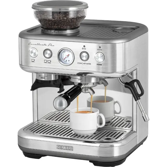 Μηχανή Espresso Thermoblock 15Bar Sencor SES 6010SS Ασημί
