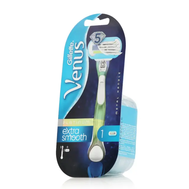 Gillette Venus Platinum Extra Smooth Ξυραφάκι Σώματος με Ανταλλακτική Κεφαλή 5 Λεπίδων & Λιπαντική Ταινία για Ευαίσθητες Επιδερμίδες 3