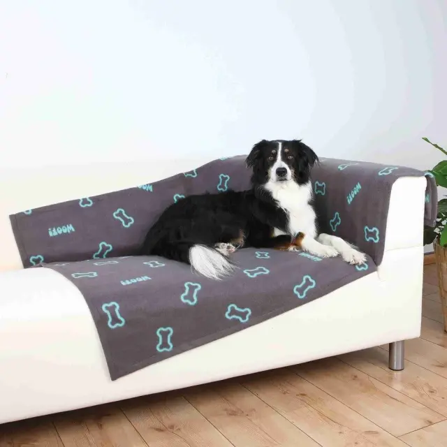 Trixie Barney Fleece Κουβέρτα Τεφρούν 150x100cm 2