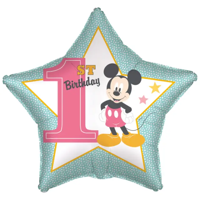 Μπαλόνι Φοιλ 18 Mickey 1st Birthday / 43 εκ