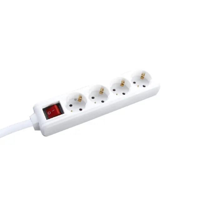 ΠΟΛΥΠΡΙΖΟ 4 ΣΟΥΚΟ ΑΣΦΑΛΕΙΑΣ ΜΕ ΔΙΑΚΟΠΤΗ 16A IP20 ΜΕ ΚΑΛΩΔΙΟ H05VV-F 3X1.5MM2 3m / BMS20CS43