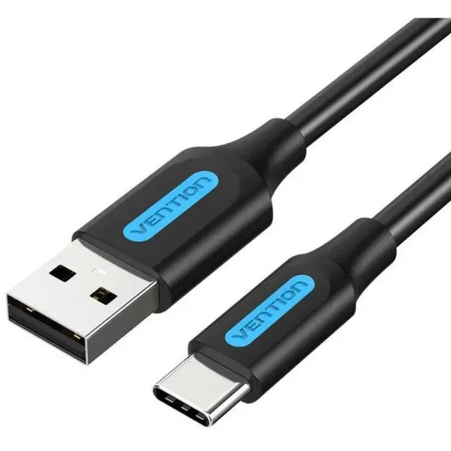 VENTION USB 2.0 A Male to C Male 3A Cable 3M Black (COKBI) (VENCOKBI)