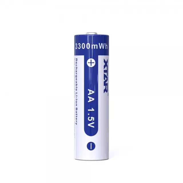 XTAR AA 1.5V 2000mAh 3300mWh Μπαταρία επαναφορτιζόμενη Li-ion με προστασία