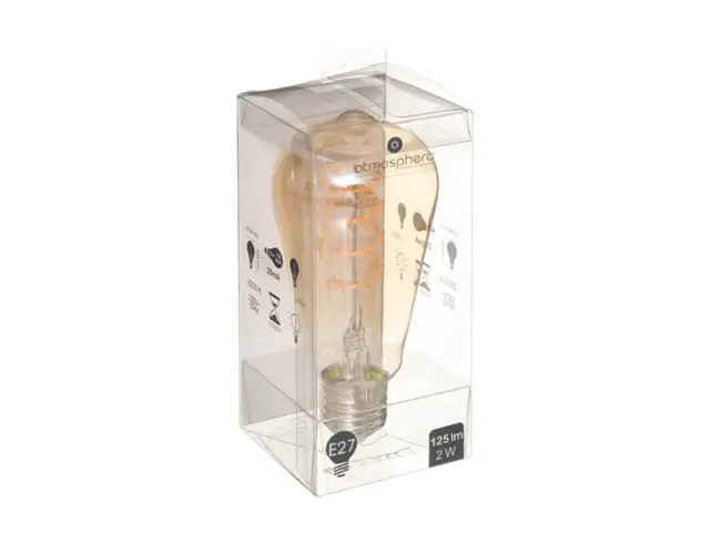 Λάμπα LED Teardrop Twisted Bulb Atmosphera για ντουί E27, 2W , Θερμό Λευκό 161702A 2