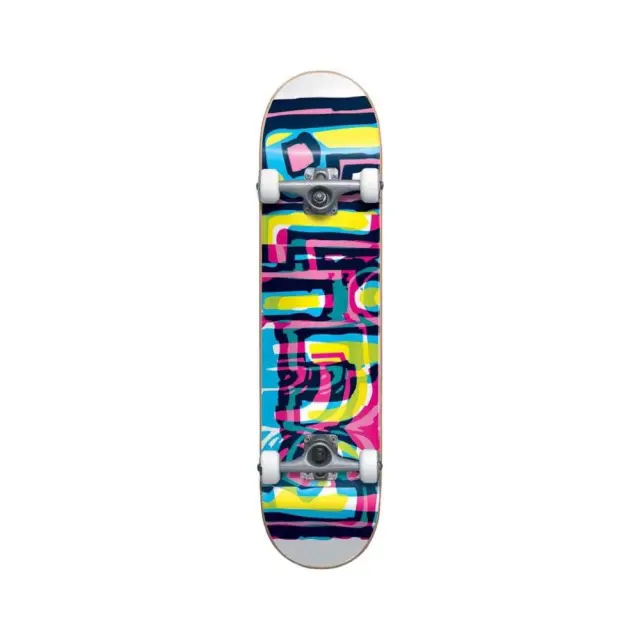 Blind Logo Glitch Yth First Push White - Ολοκληρωμένη σανίδα 7.25''