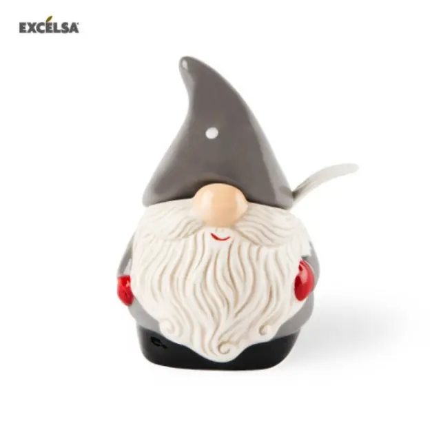 Excelsa Χριστουγεννιάτικη κεραμική Ζαχαριέρα: Gnome