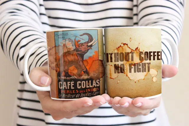 Κούπα COFFEE 1Κούπα κεραμική 330ml λευκη με συσκευασία δώρου " (COFFEE 09)