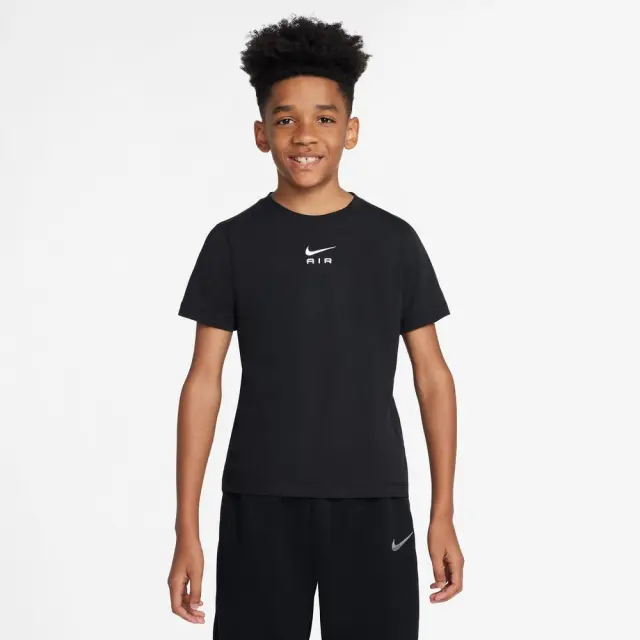 Nike Air T-Shirt ΠΑΙΔΙΚΗ ΜΠΛΟΥΖΑ (FZ5174-010) - Μαύρο - S 8-10 ετών