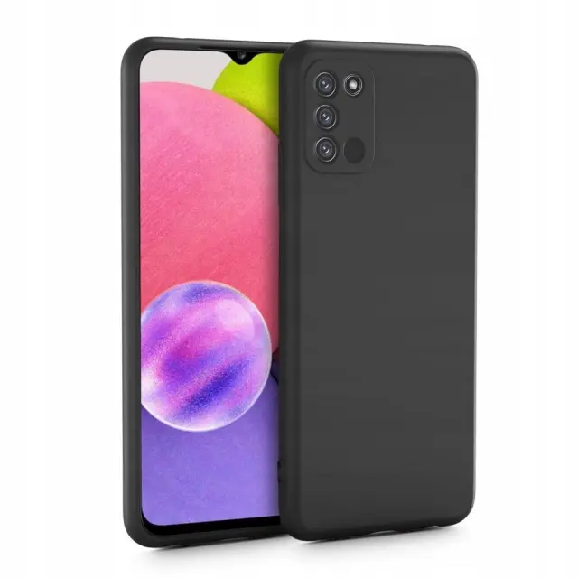 Tech-Protect® Icon Silicone Back Cover Case Θήκη Σιλικόνης Για Samsung Galaxy A03S - Μαύρο