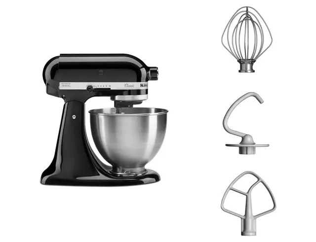 Κουζινομηχανή KitchenAid Classic 5K45SSEOB με ισχύ 275W, 10 ταχύτητες και χωρητικότητα 4.28L 5K45SSEOB 2