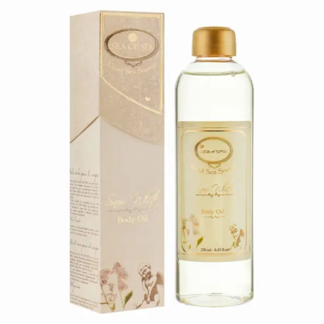 Sea Of Spa Body Oil Snow White Ενυδατικό Λάδι Σώματος 180ml