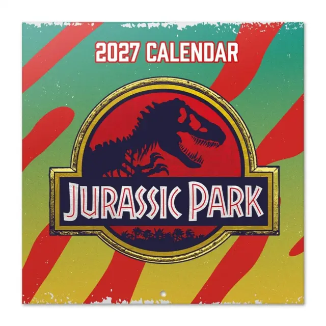 HMEΡΟΛΟΓΙΟ ΤΟΙΧΟΥ JURASSIC PARK 2027 30X30 CALENDAR CP27025