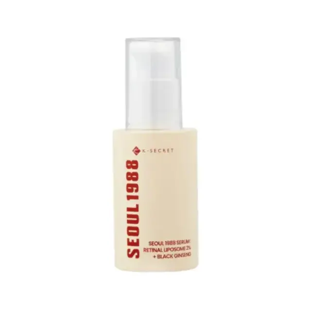 K-Secret Seoul 1988 Retinal Liposome 2% + Black Ginseng Αντιγηραντικό Serum Προσώπου & Ματιών με Bakuchiol & Ρετινάλη για Λάμψη & Αποτοξίνωση 30ml