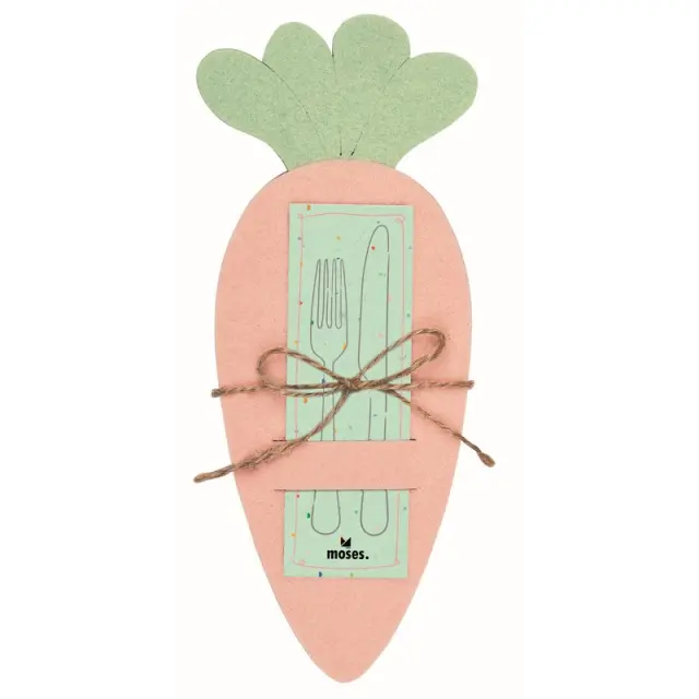 Moses Θήκη Κουβέρ (4τμχ)/ Set 4 Cutlery Bags: Carrot 2