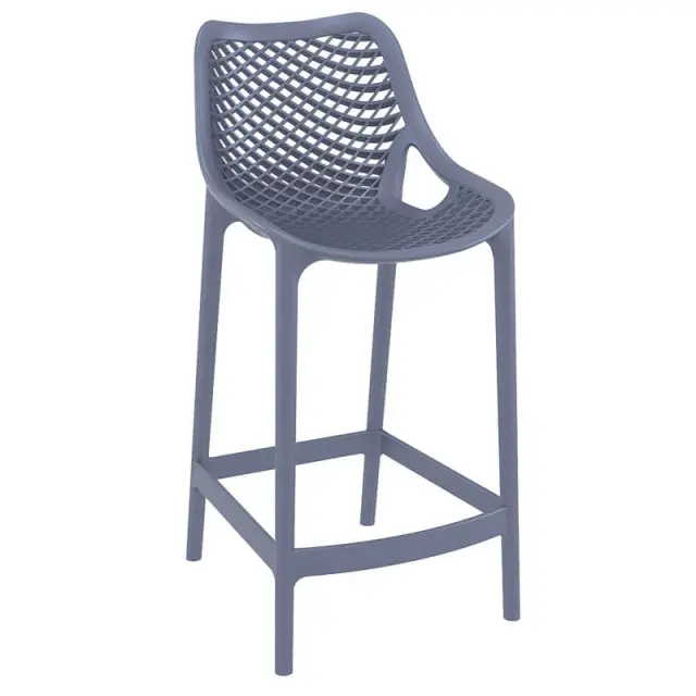 Σκαμπό Bar AIR Ανθρακί PP 44x51x65/95cm