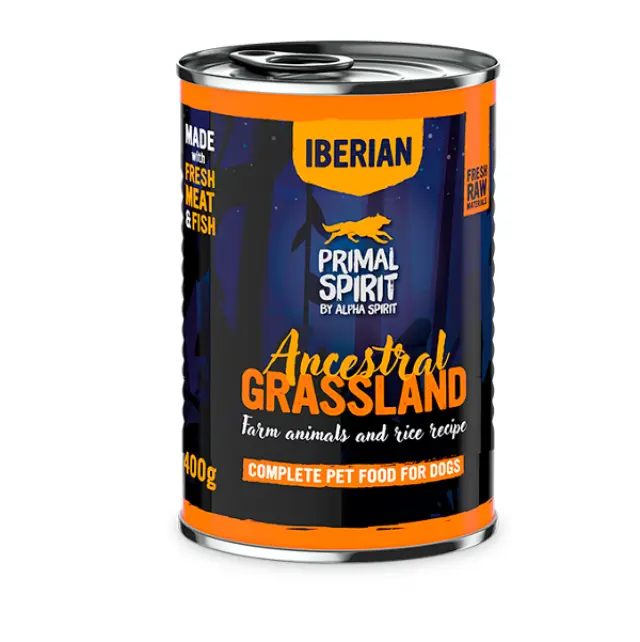 "Iberian" Ancestral Grassland Wet Food For Dogs 400Gr