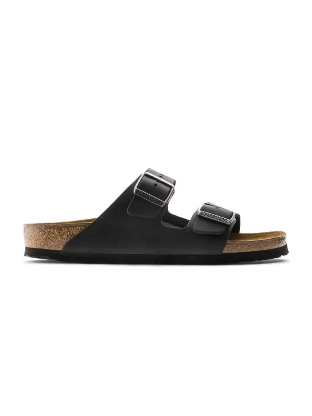 Birkenstock Πέδιλα Unisex δέρμα Oiled Μαύρο BIR/ARIZONA 552113 BLACK 3