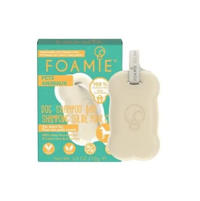 Foamie Dog Shampoo Bar For Short Fur You Look Furbulous Σαμπουάν για Σκύλους με Κοντό Τρίχωμα σε Μορφή Μπάρας, 110gr