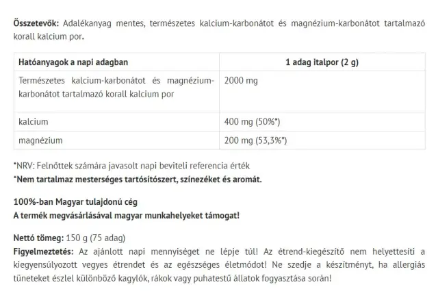 Natur Tanya Szerves Korall Por 2