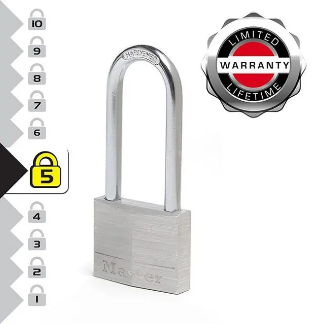 Master Lock 9150EURDLJ - Λουκέτο αλουμινίου 50mm μακρύλαιμο 3