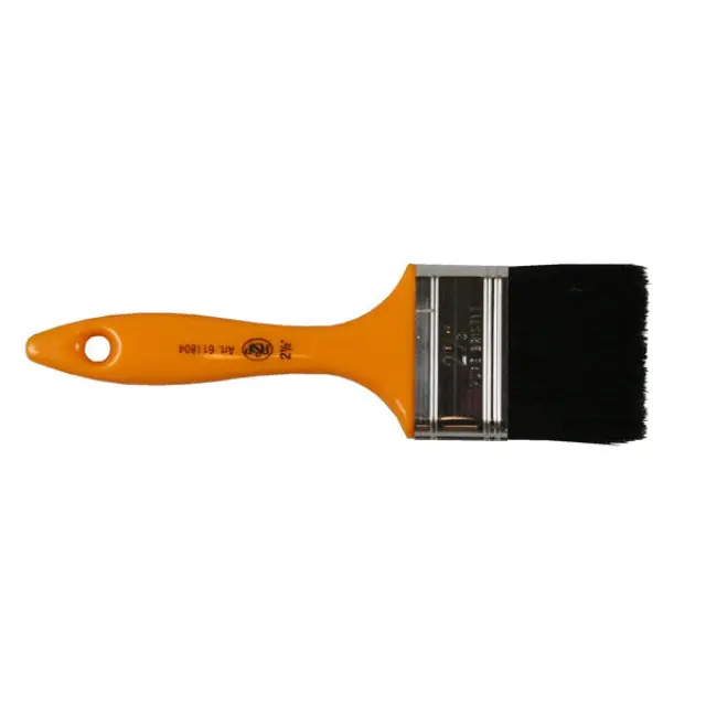 Paintbrush flat 2.5" yellow