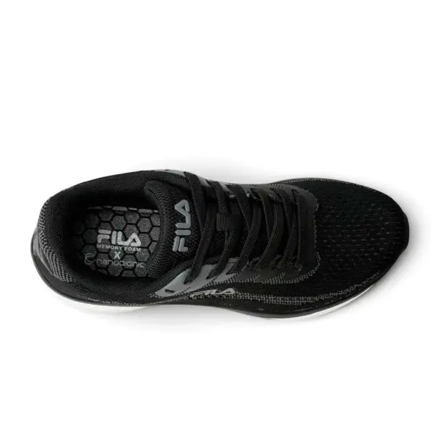 Fila Women's Palau 6 Nanobionic Μαύρο - Άσπρο 5TZ63003-001 (Fila) 3