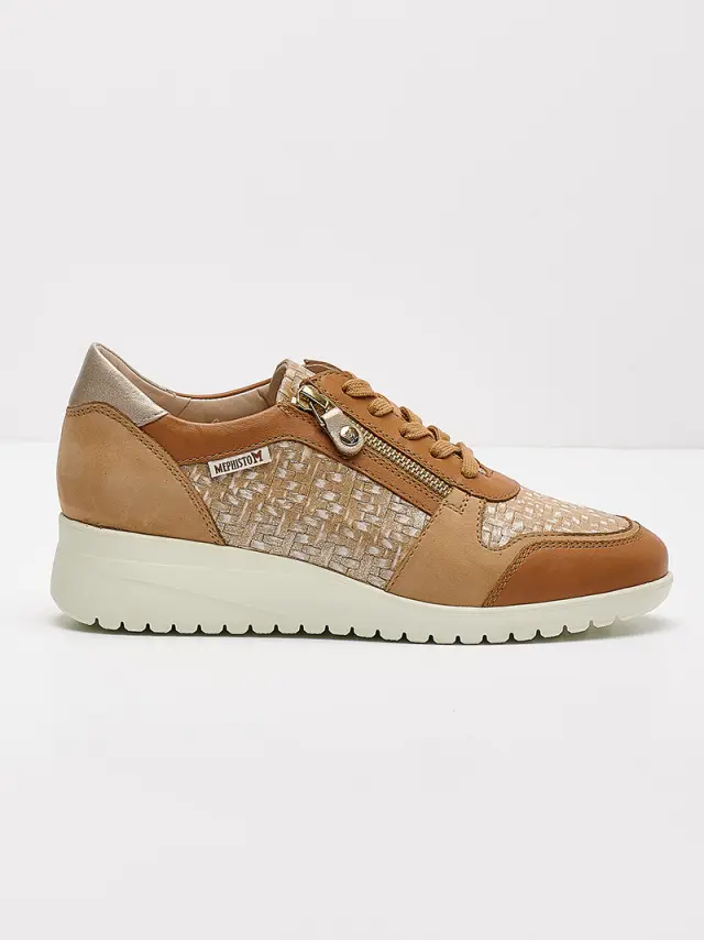 Mephisto Sneakers Γυναικείο δέρμα Καφέ MEP/IASMINA BRANDY 3