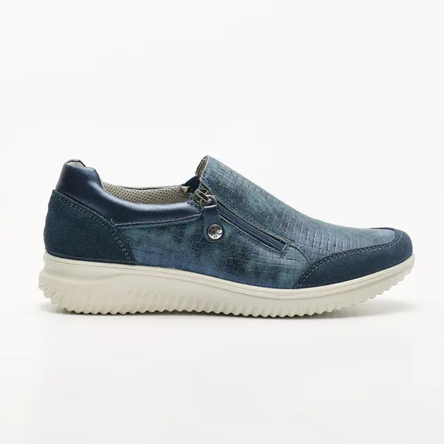 Imac Sneakers Γυναικείο δέρμα/δέρμα Nubuck Μπλέ IMA/556020 BLU
