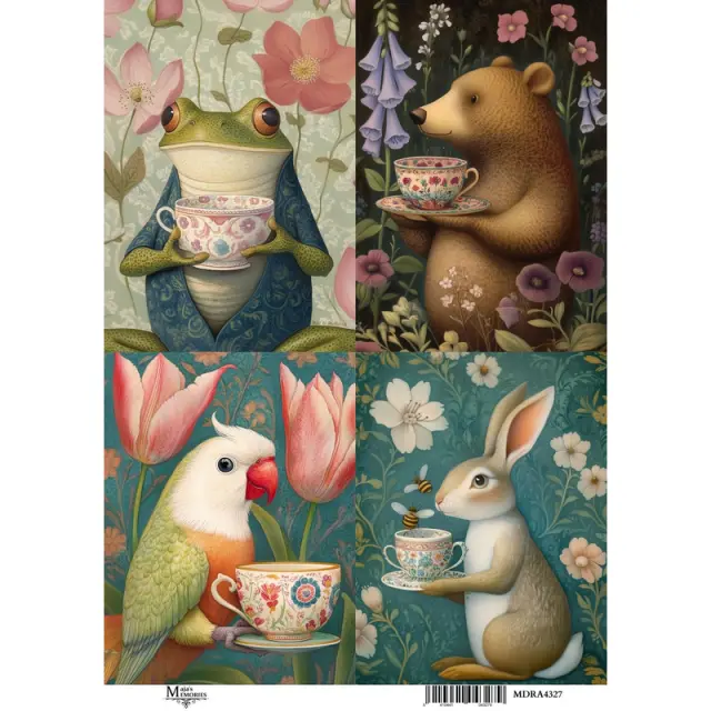 Ριζόχαρτο Maja's Memories, 22.5x32cm, Ώρα για τσάι, MDRA4327