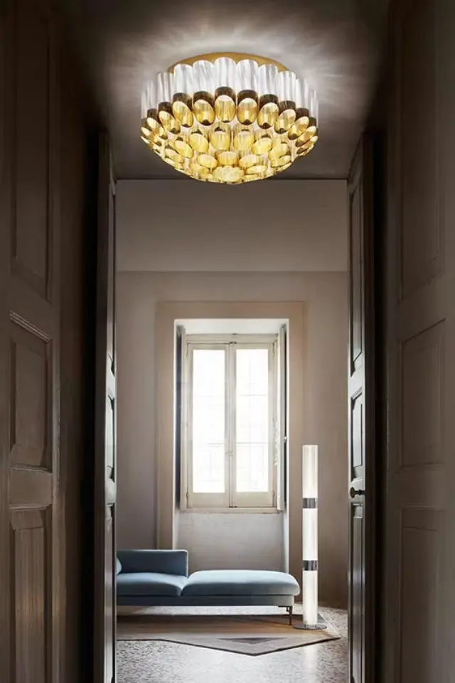 Odeon Ceiling Χρυσό Φωτιστικό Οροφής Design Ø65 2