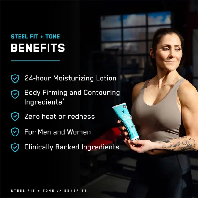 Steelfit Steel Fit + Tone - Body Firming and Contouring Lotion Iced Cranberry, 237 ml (8 fl.oz.) 3