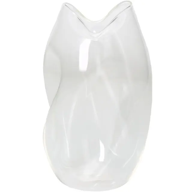 Βάζο Διάφανο Γυαλί 10.3x10.3x17.8cm