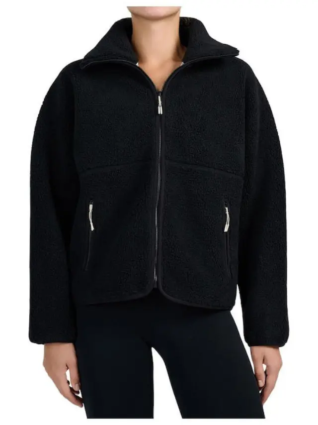 4F Fleece Jacket Black 4FWAW26TFLEF463-20S - L