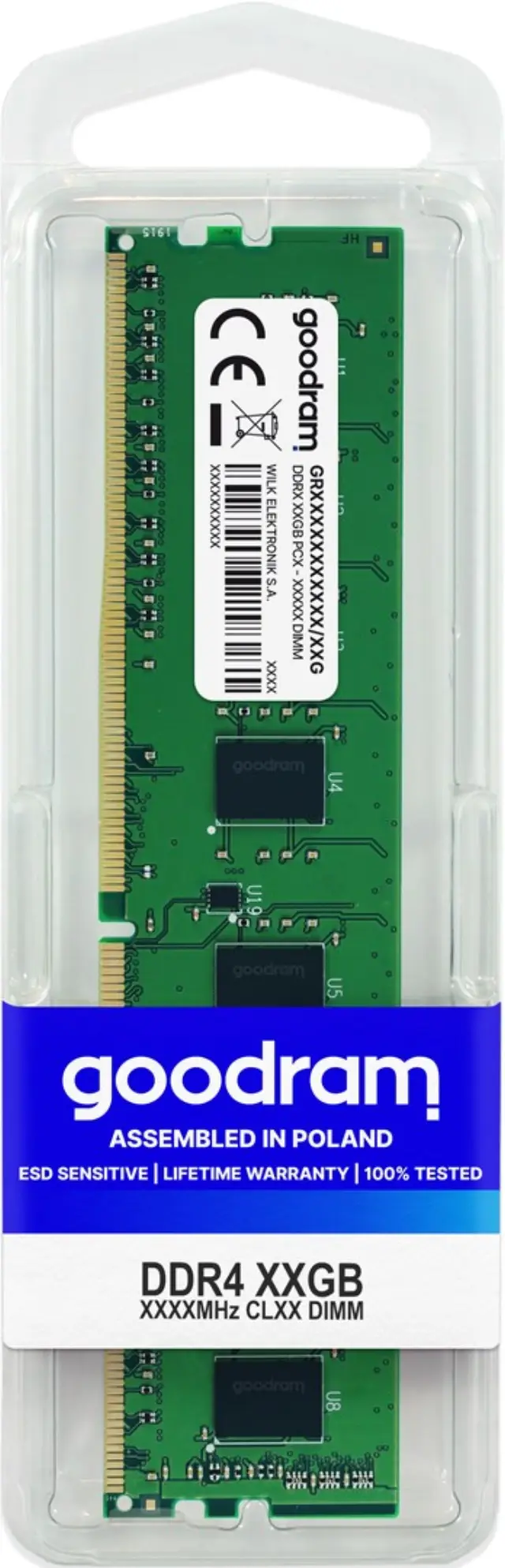 Goodram GR3200D464L22-16G memory module 16 GB 1 x 16 GB DDR4 3200 MHz