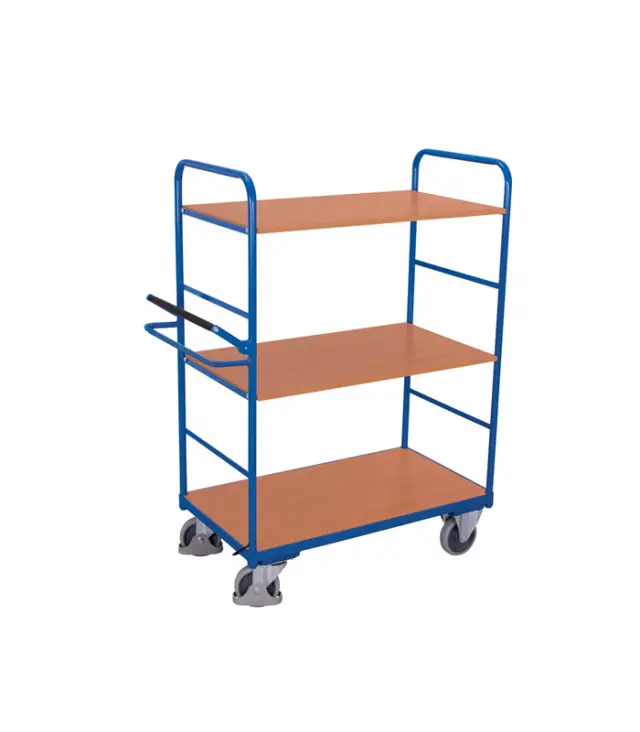 Variofit sw-600.265 Τρόλεϊ Μεταφοράς 3 Επιπέδων με Χειρόφρενο για Φορτίο Βάρους ως 250kg