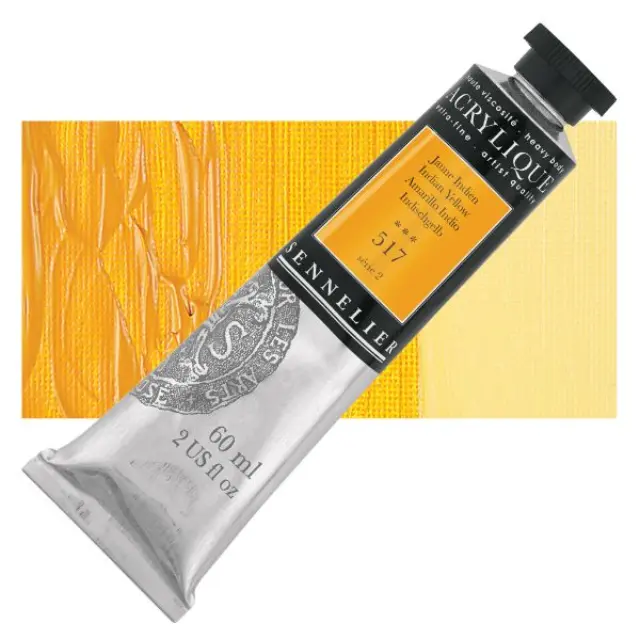 Ακρυλικό Sennelier Extra Fine - 517 Indian Yellow S2 - 60ml