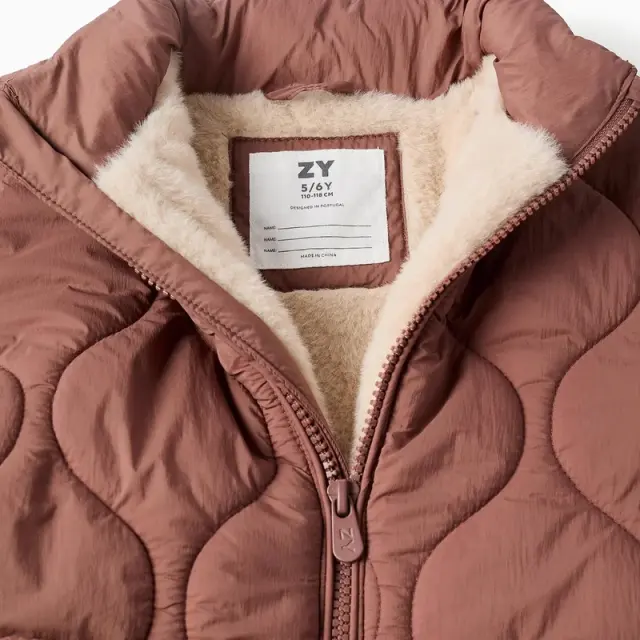 Zippy Puffer Μπουφάν σε Σάπιο Μήλο Χρώμα για Κορίτσι 3