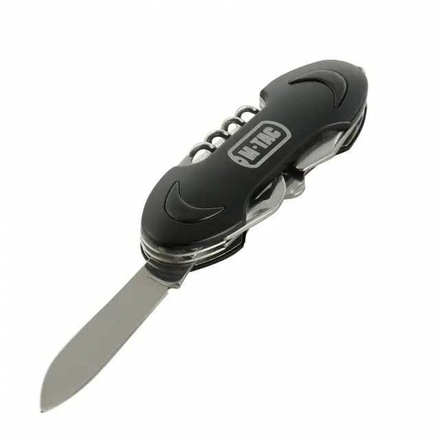 M-TAC Small folding knife (7 tools) - ΠΟΛΥΕΡΓΑΛΕΙΟ - ΣΟΥΓΙΑΣ (7 ΕΡΓΑΛΕΙΑ) - 01-Black-Μαύρο