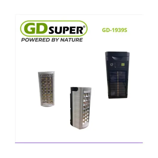 LED ΕΠΑΝΑΦΟΡΤΙΖΟΜΕΝΟ ΗΛΙΑΚΟ ΦΩΤΙΣΤΙΚΟ GD-1939S