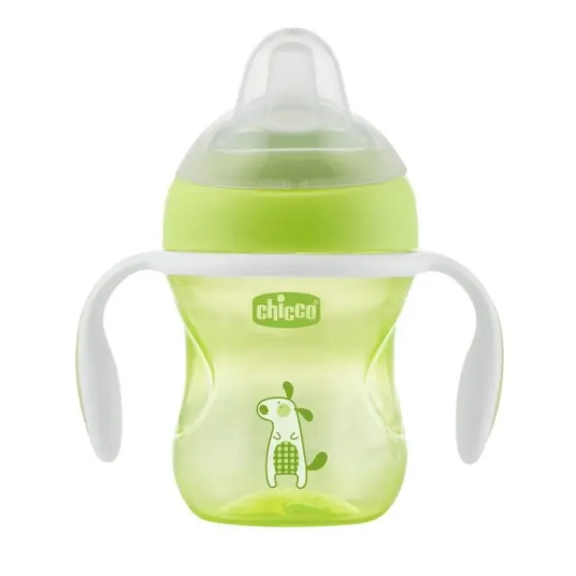 Chicco Transition Cup Εκπαιδευτικό Μπιμπερό με Λαβές 4m+ 200ml