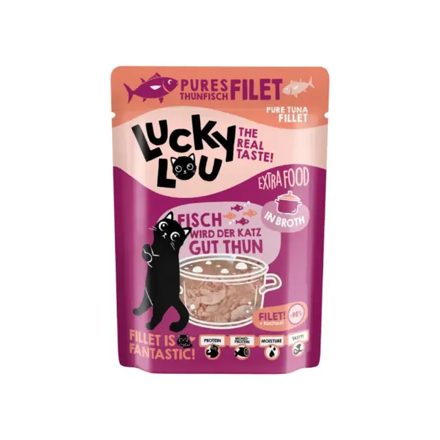 Lucky Lou ExtraFood Φιλέτο Τόνου (Σε Ζωμό) Φακελάκι 70gr
